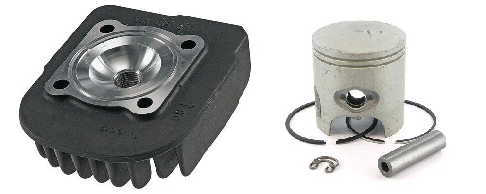 Culasse haute compression et piston bi-segment