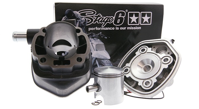 Cylindre 70 cc Stage6 StreetRace LC : le kit des adeptes de conduite sportive sur route