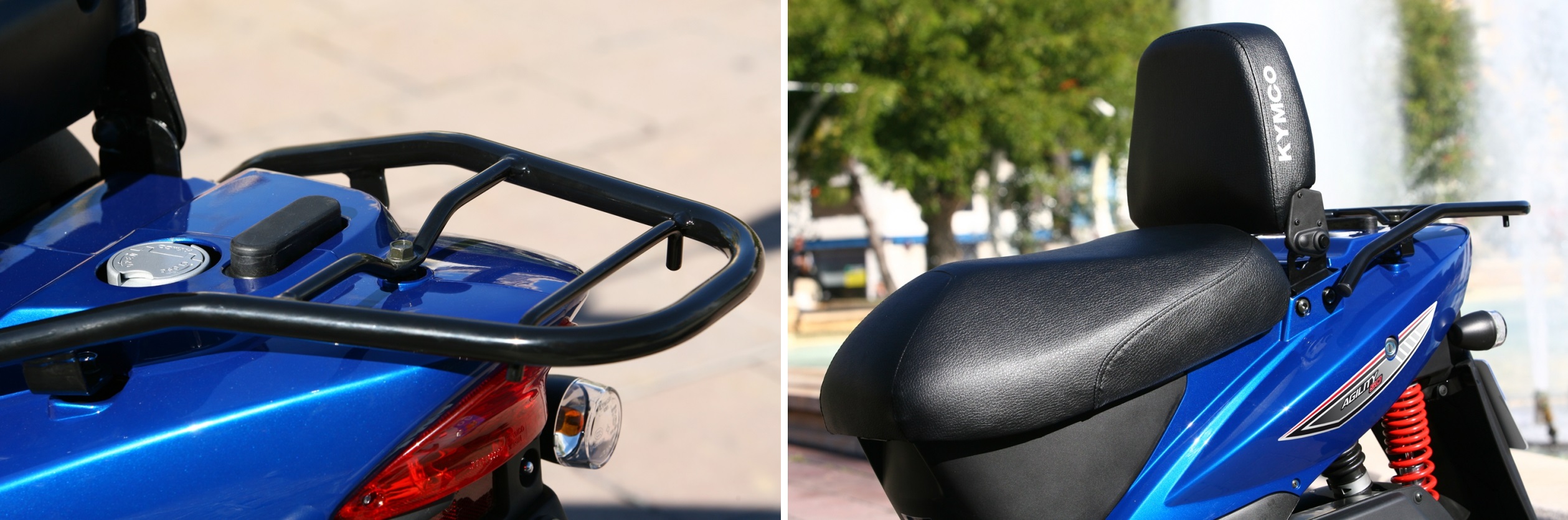 Porte-bagages et Selle basculante