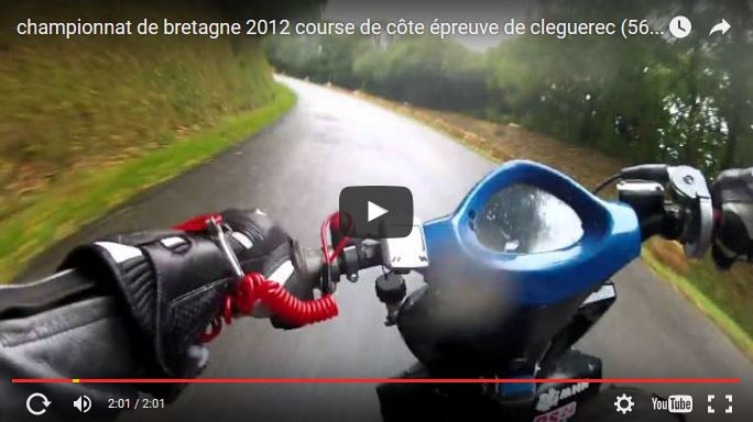Course de côte en Scooter