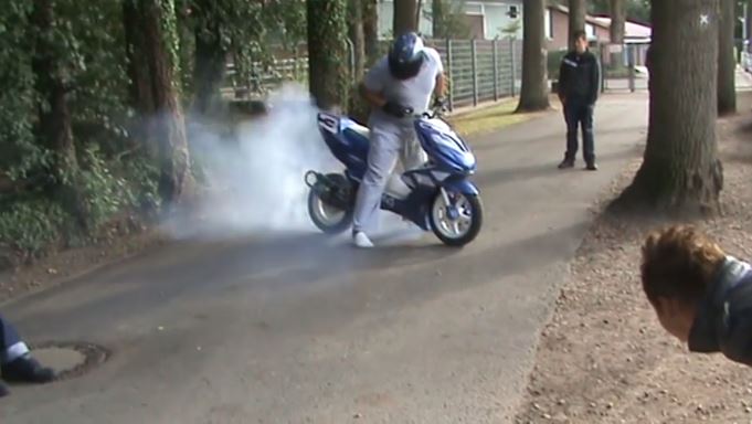 Burn en Nitro Malossi MHR Team
