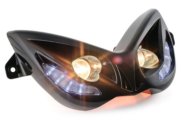 Str8 EVO 2 : une double optique avec clignotants pour MBK Nitro