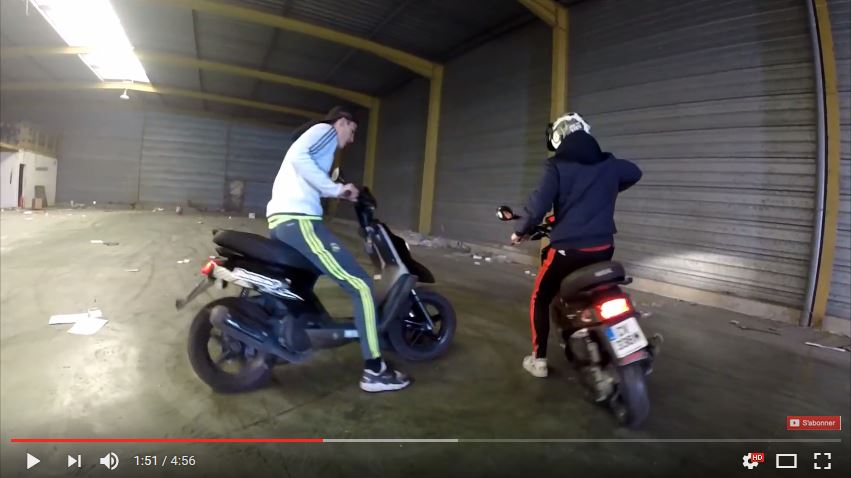 Drift en scooter