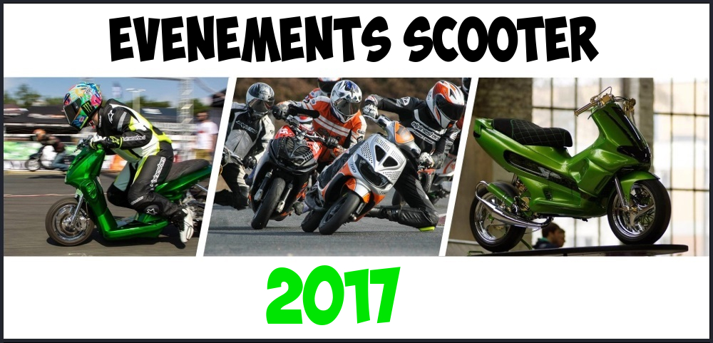 Calendrier des évènements scooter 2017