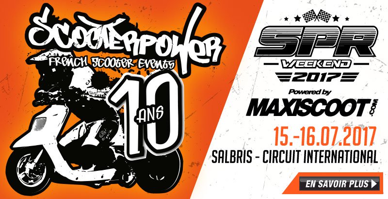 ScooterPower Weekend 2017 : RDV à Salbris mi juillet !