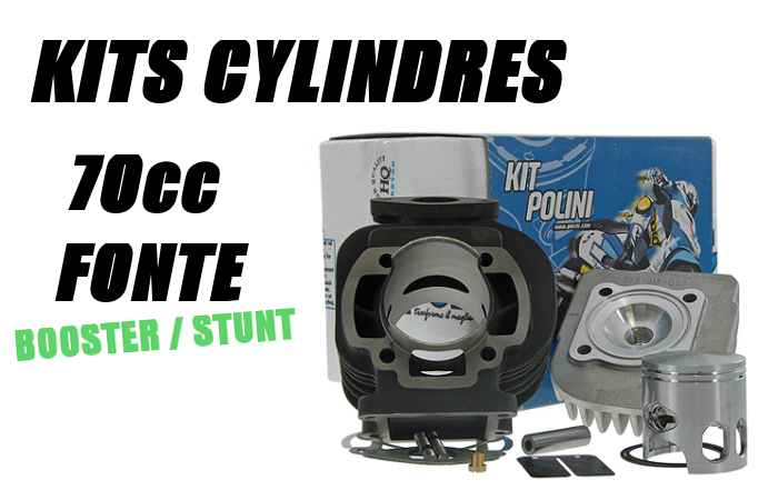 Kits cylindres 70 cc fonte Minarelli Vertical