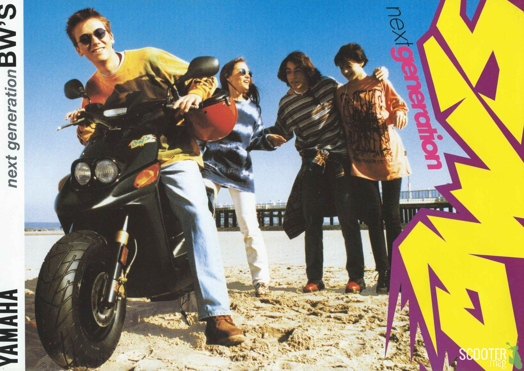 Yamaha BW’S Next Generation de 1995 – Brochure