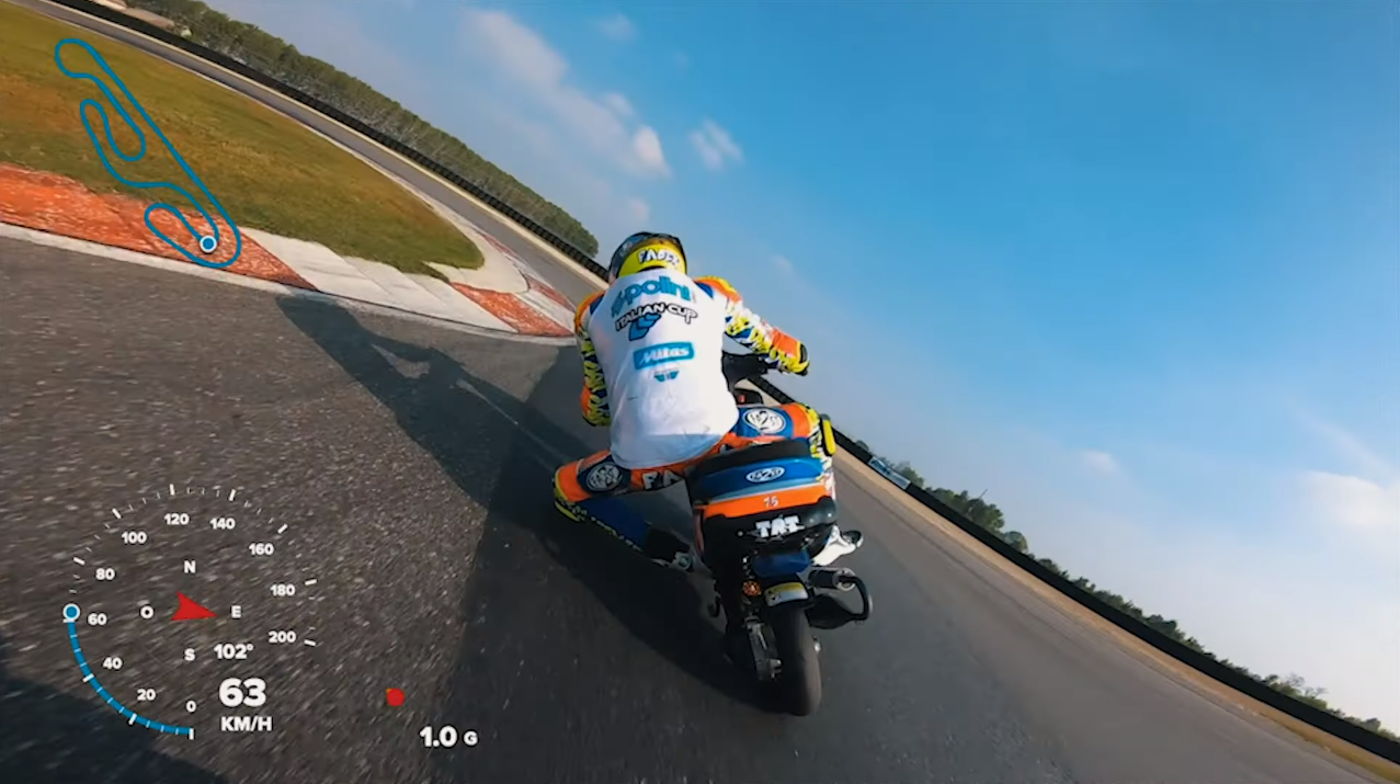 165 km/h en Piaggio Zip !
