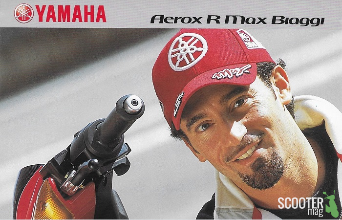 Yamaha Aerox R Max Biaggi de 2001 – Brochure