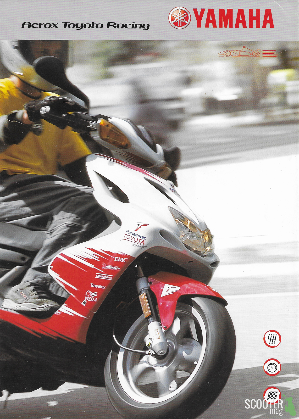 Yamaha Aerox R Toyota Racing de 2003 – Brochure
